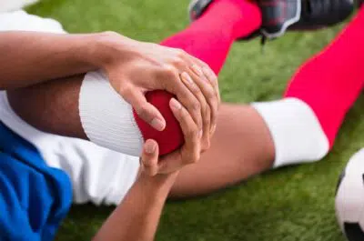 Rupture du ligament croisé antérieur au football | kiné du sport Paris | Jérôme Auger | Paris 16